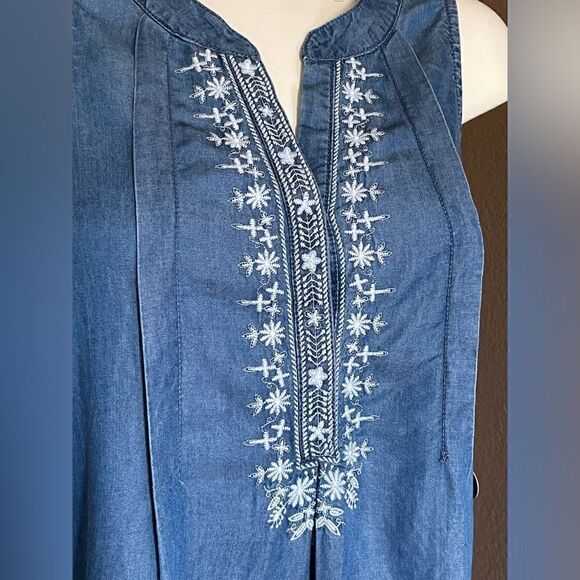 Knox Rose chambray tunic size s - Picture 4 of 5
